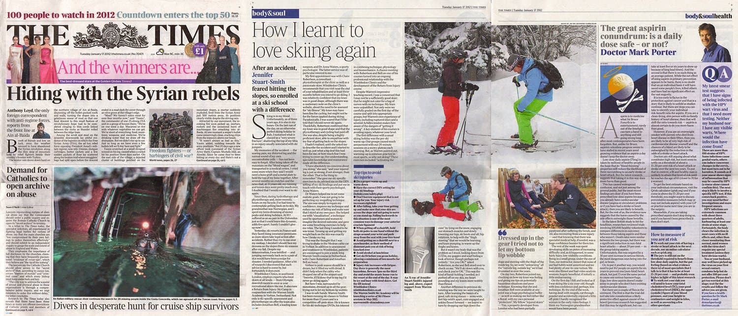 Press cutting — The Times, 2012