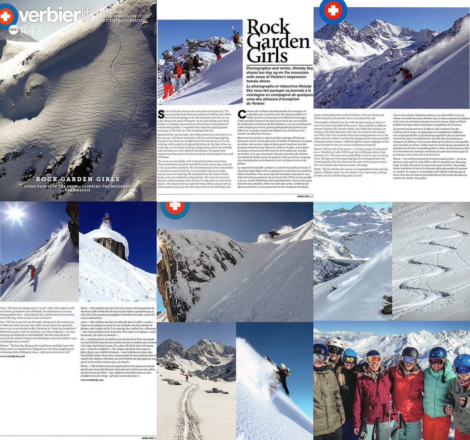 Press cutting — Verbier Life, 2013