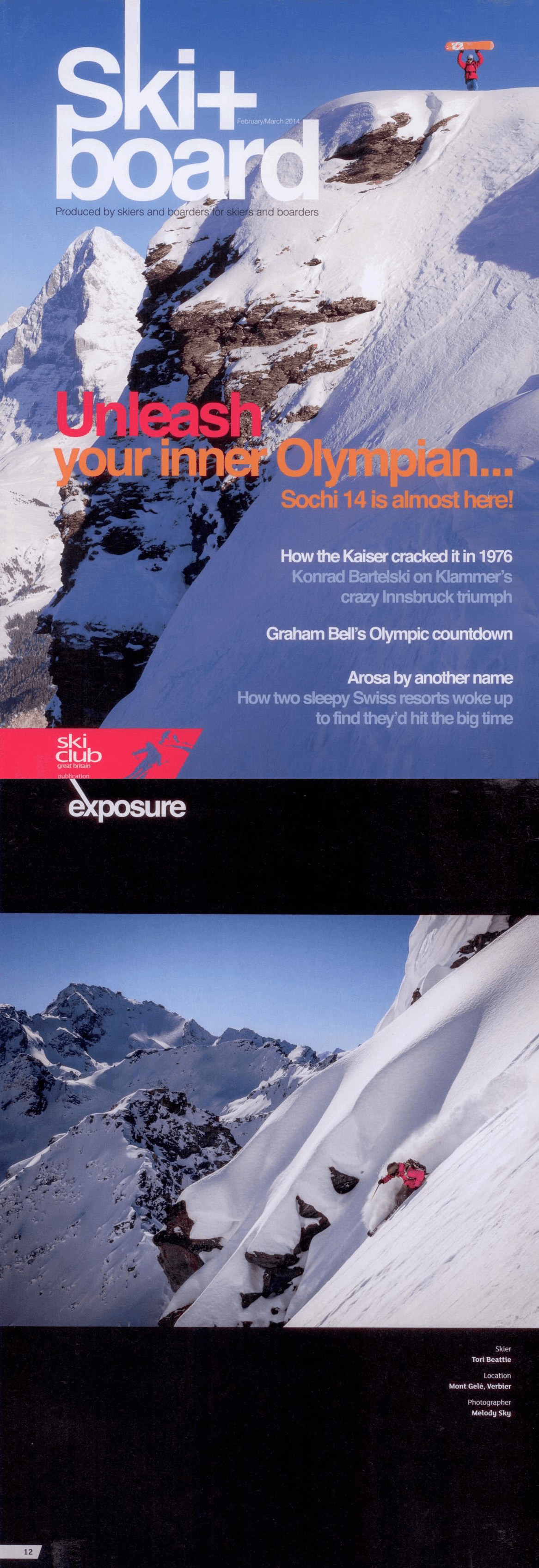 Press cutting — Skiandboard Exposure, 2014