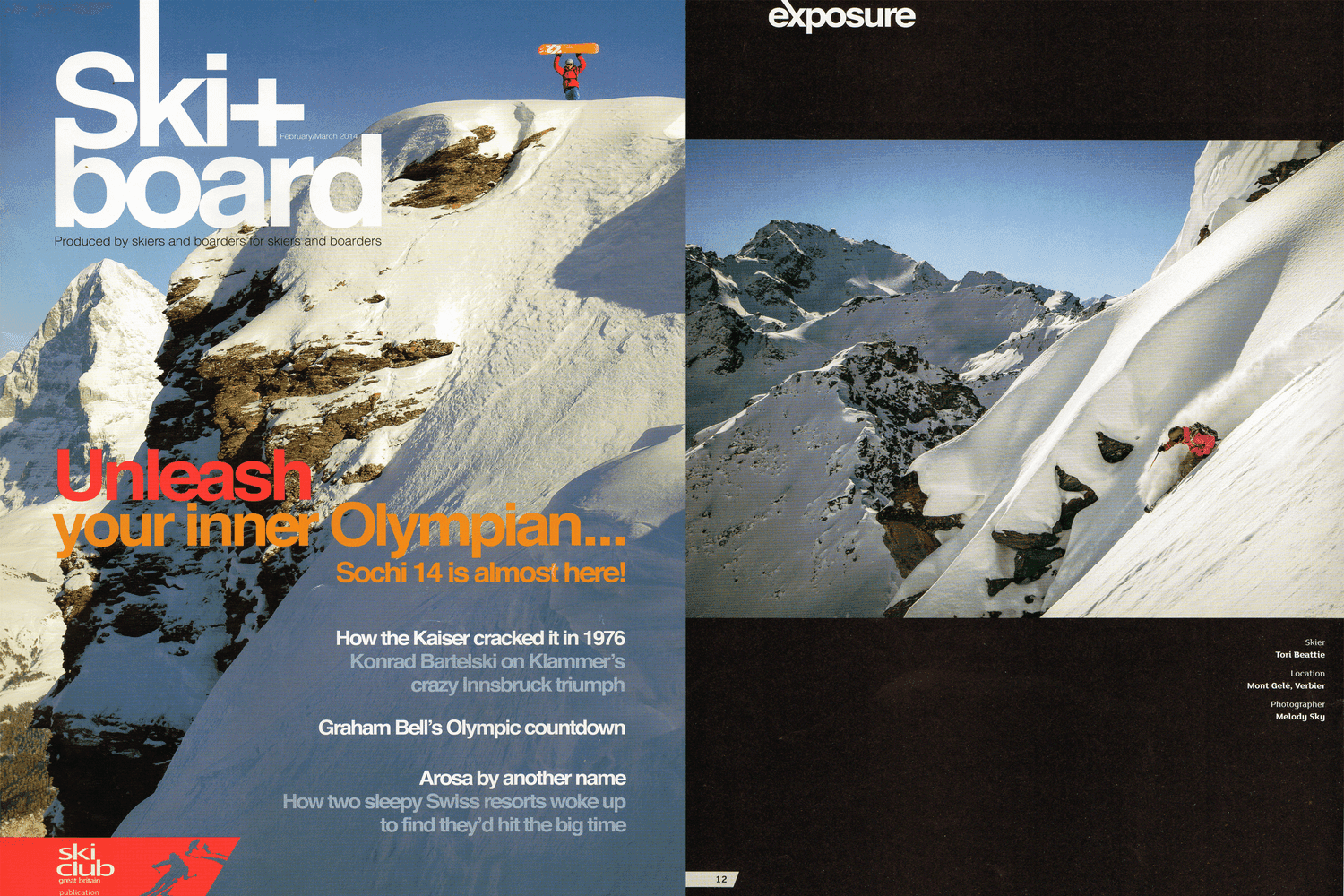 Press cutting — Ski & Board, 2014