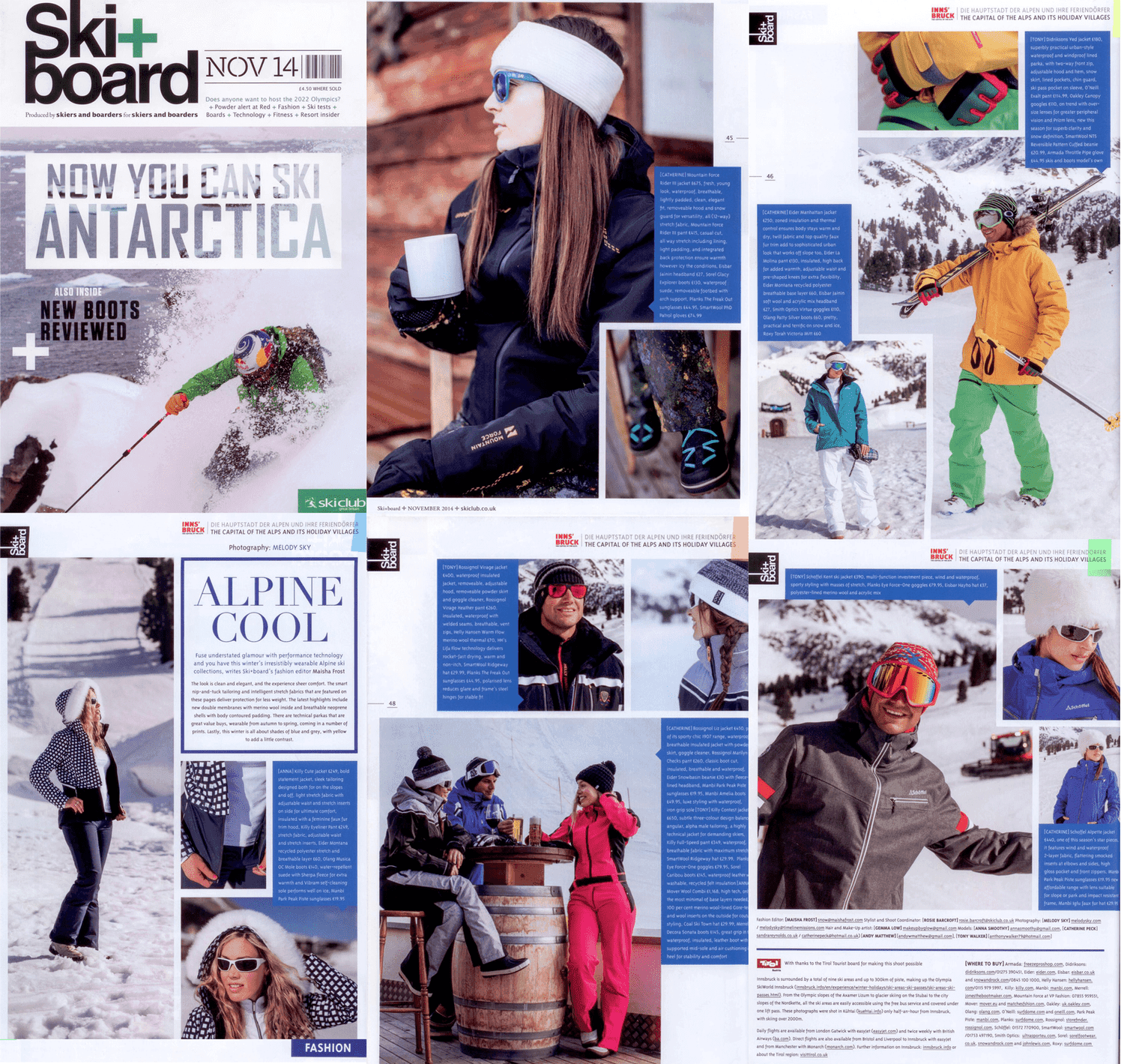 Press cutting — Ski & Board, 2014