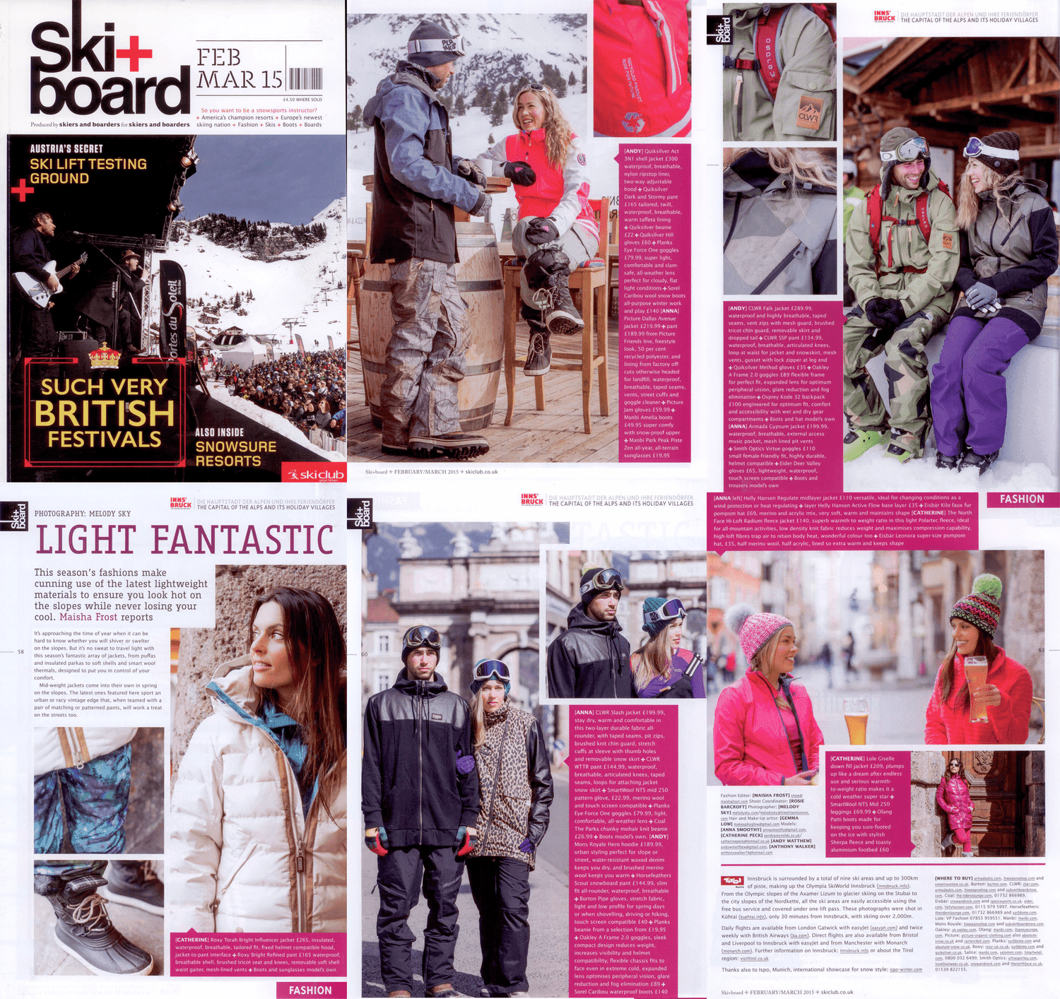 Press cutting — Ski & Board, 2015
