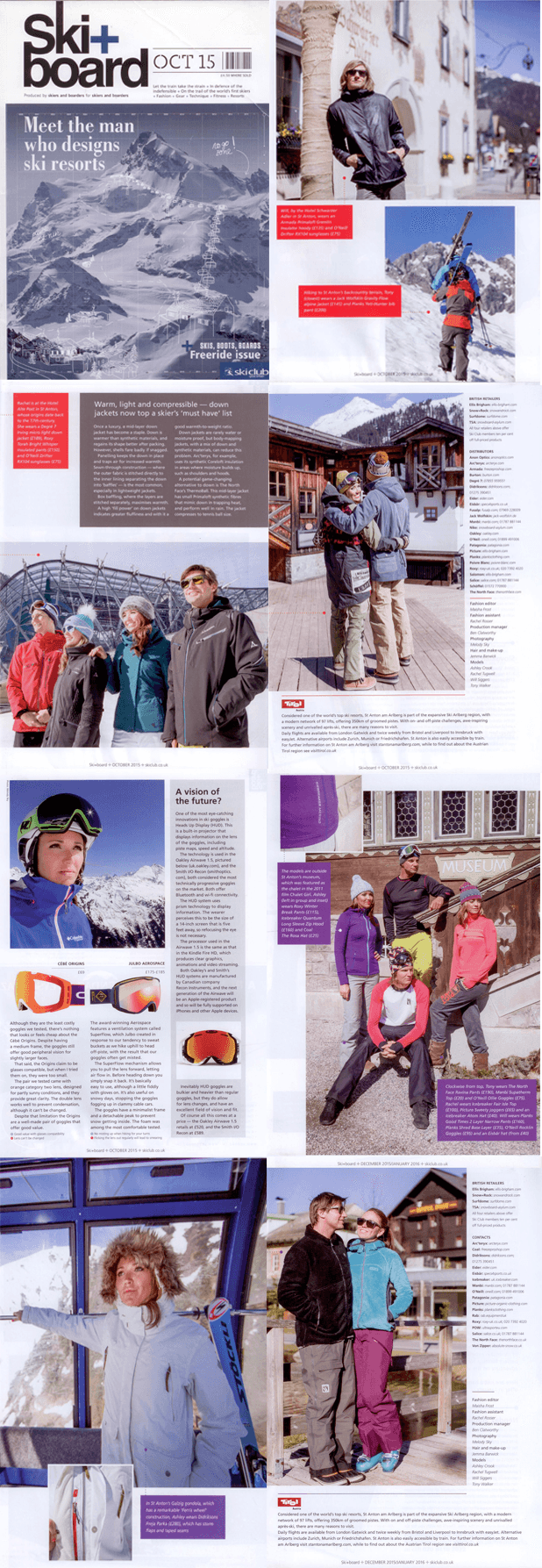 Press cutting — Ski & Board, 2015