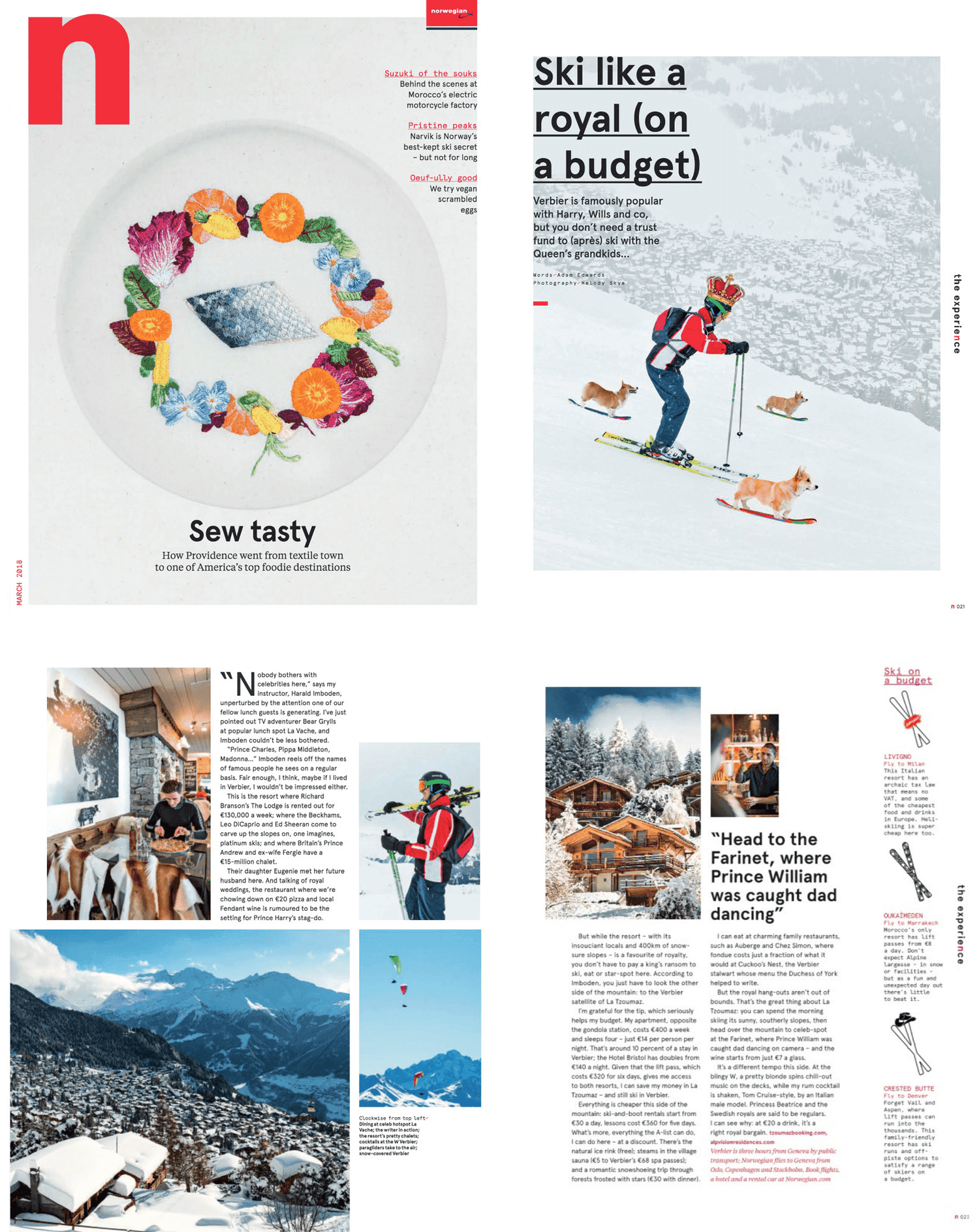 Press cutting — Norwegian N Magazine, 2018